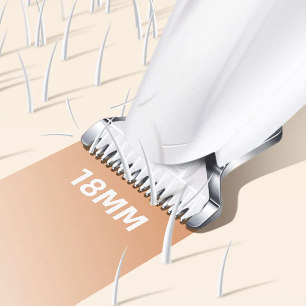 Dog Paw Trimmer with LED Light Electric Grooming Clippers 18mm Widen Blade Dogs Cats Hair Trimmer for Paws Ears Face Rump