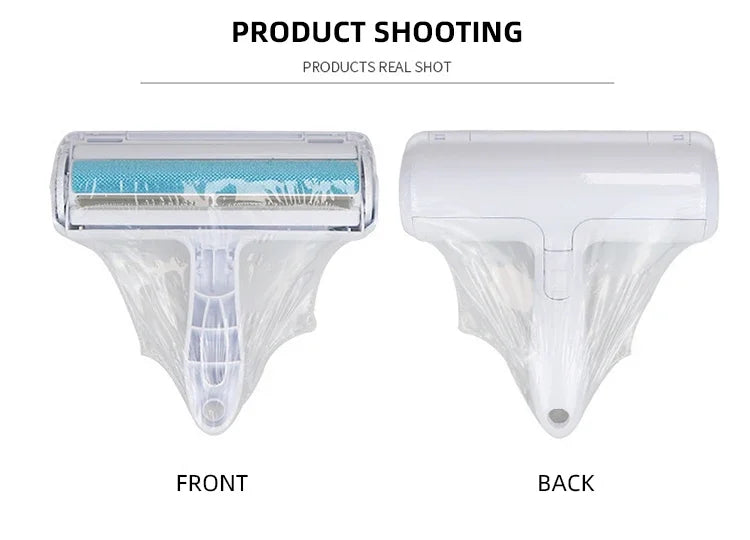 Pet Hair Remover Roller - Dog & Cat Fur Remover with Self-Cleaning Base - Efficient Animal Hair Removal Tool - Perfect for Furni