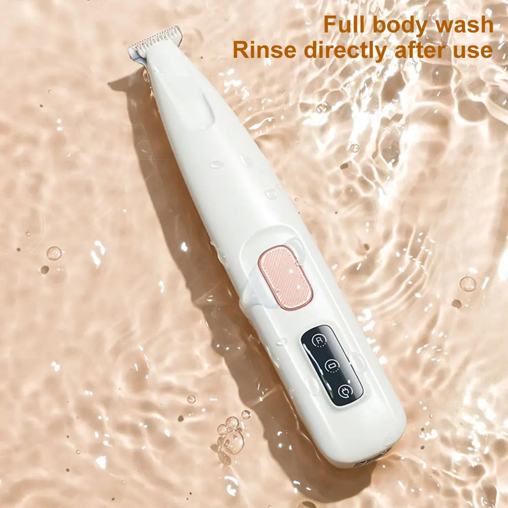 Dog Paw Trimmer with LED Light Electric Grooming Clippers 18mm Widen Blade Dogs Cats Hair Trimmer for Paws Ears Face Rump