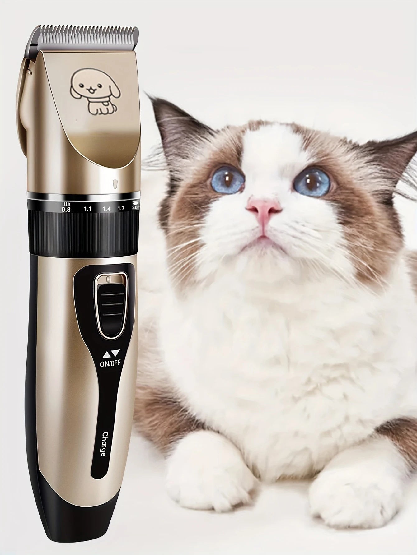 Pet Hair Trimmer Kit Electric Precision Clippers Perfect for Professional Grooming at Home, Ideal for Dogs and Cats