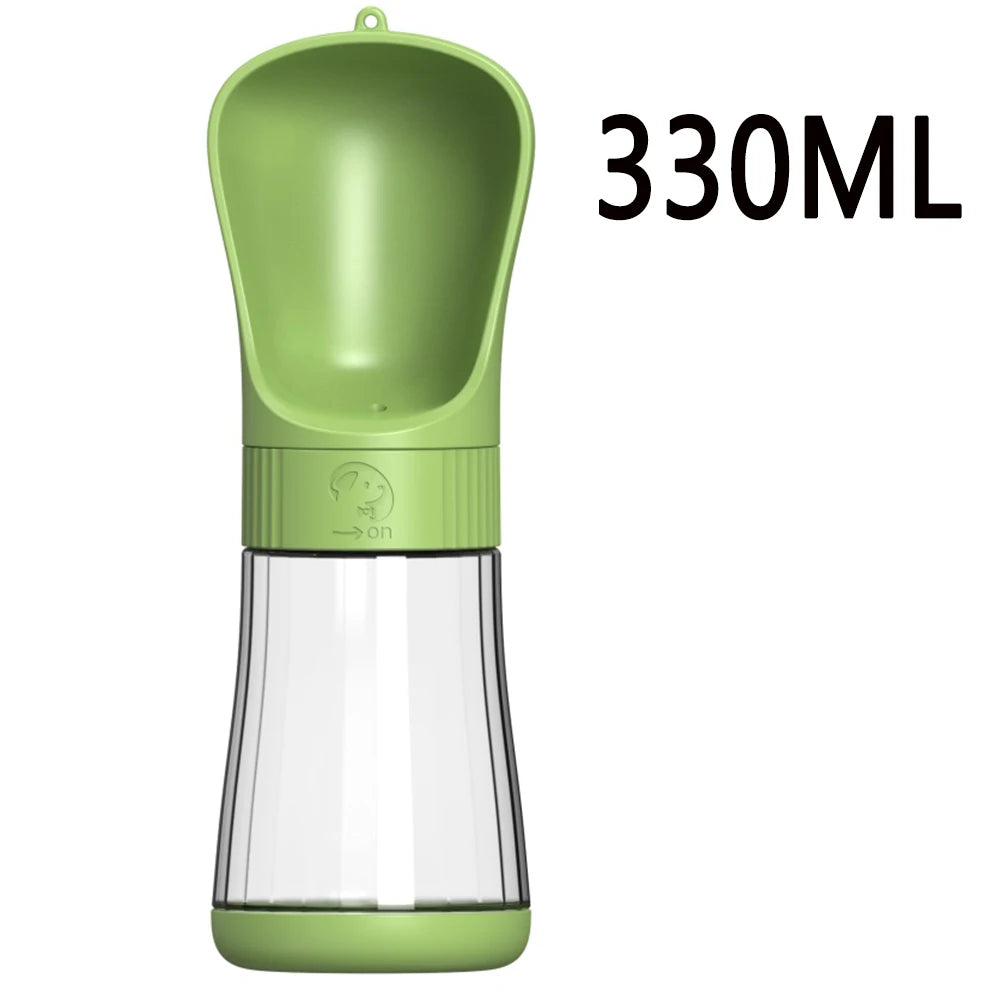 Twist Open Dog Water Bottle Portable Drinking Water Feeding Food Bowl Traveling Walker Dog Accessories Outside Puppy Pet Bottle