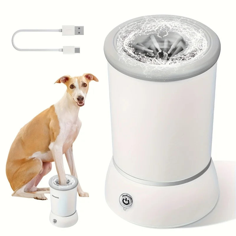Electric Pet Paw Cleaner – Automatic Portable Foot Washing Cup for Dogs & Cats (Low Noise)