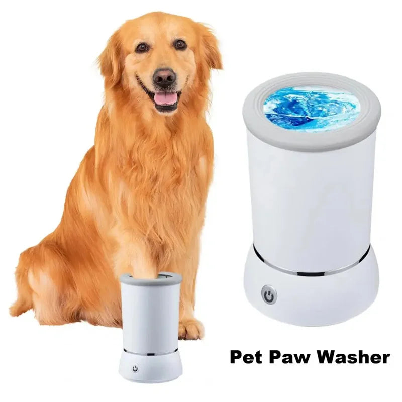 Electric Pet Paw Cleaner – Automatic Portable Foot Washing Cup for Dogs & Cats (Low Noise)
