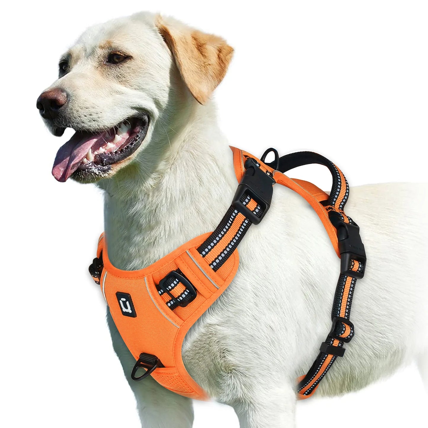 No Pull Dog Harness – Adjustable Soft Padded Pet Vest with Easy Control Handle