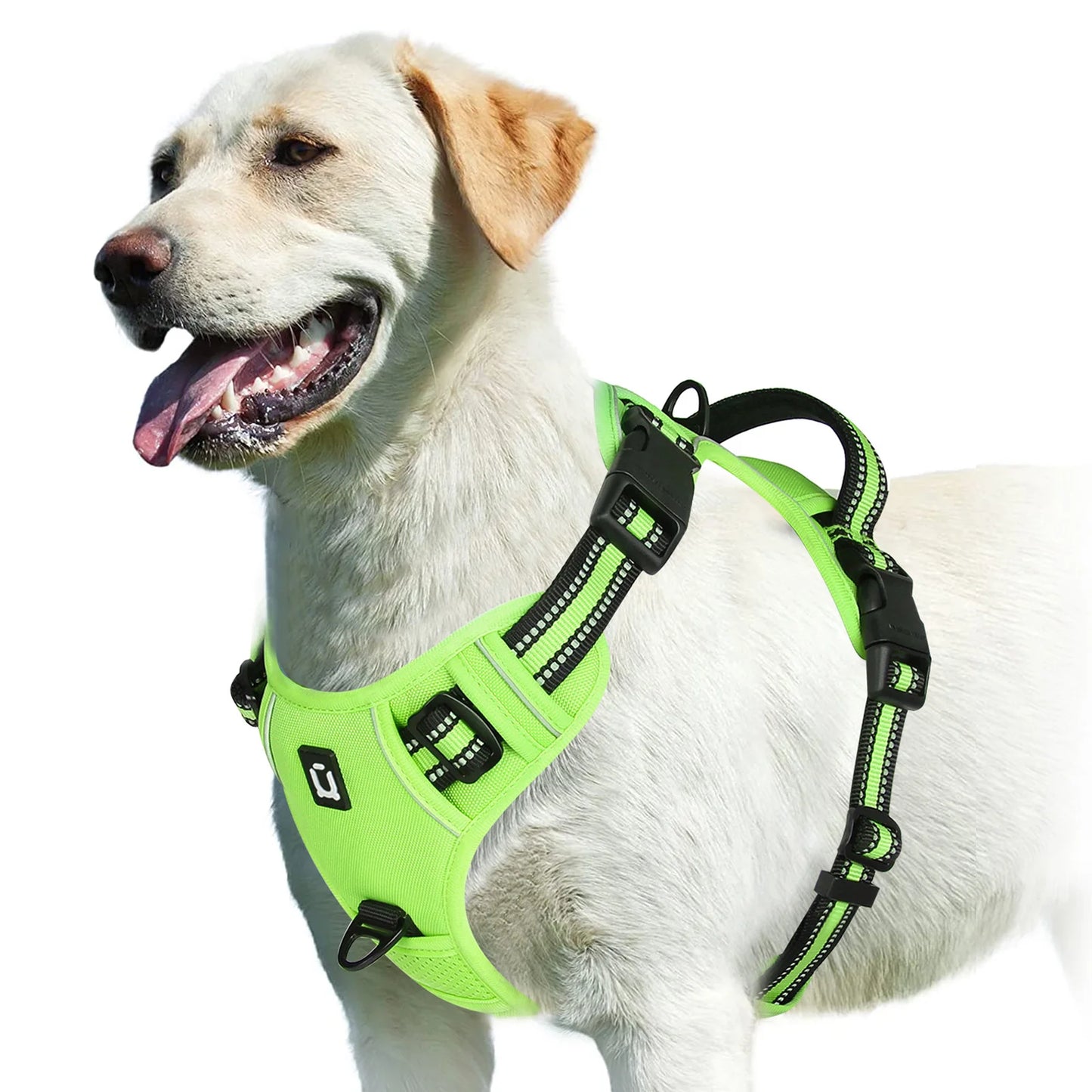 No Pull Dog Harness – Adjustable Soft Padded Pet Vest with Easy Control Handle