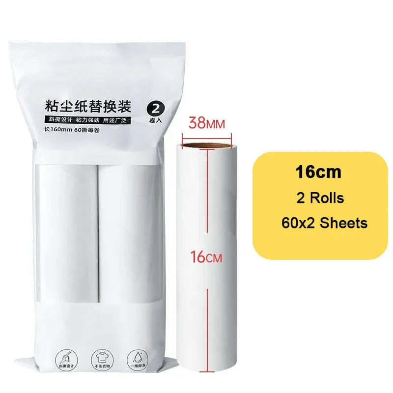 Long Handle Lint Roller Brush – Retractable Pet Hair Remover for Clothes, Bed, Sofa & Carpet – Tearable Dust & Fur Removal Tool